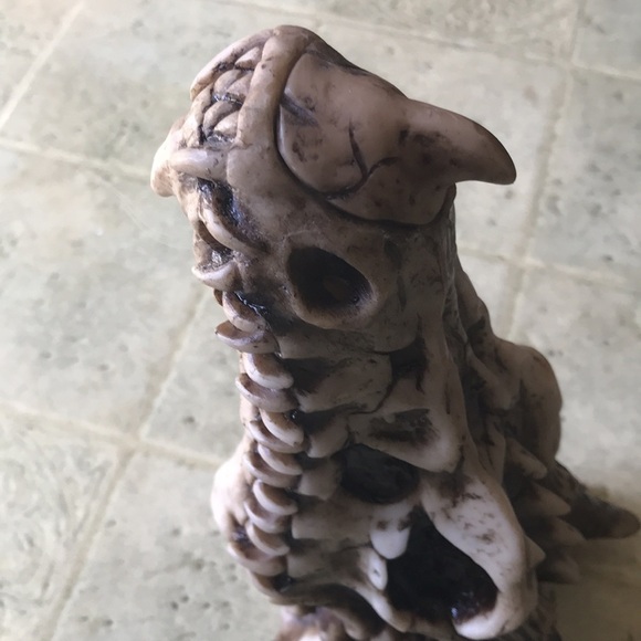 Skeleton dragon 🐉 incense burner - Picture 3 of 9